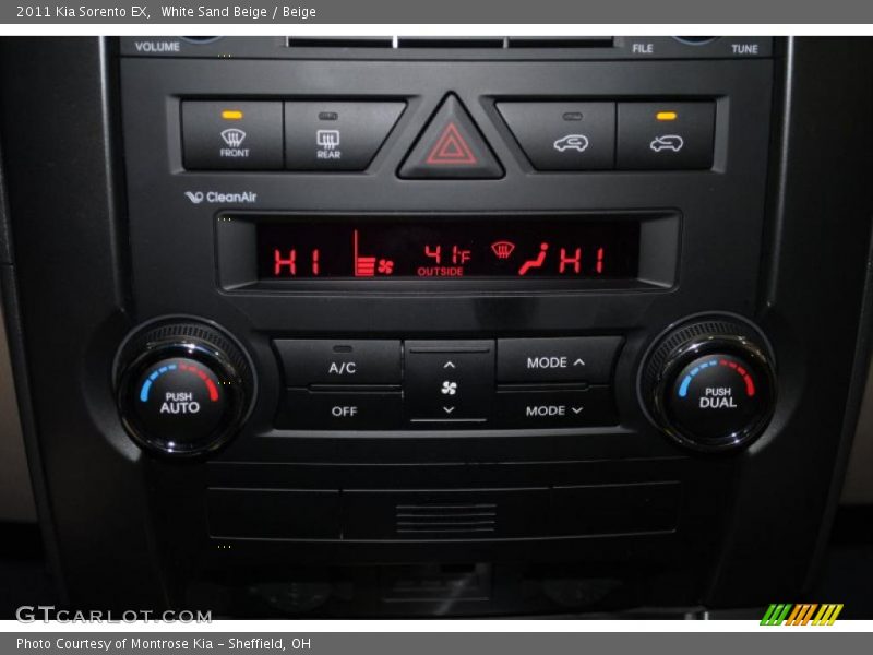 White Sand Beige / Beige 2011 Kia Sorento EX