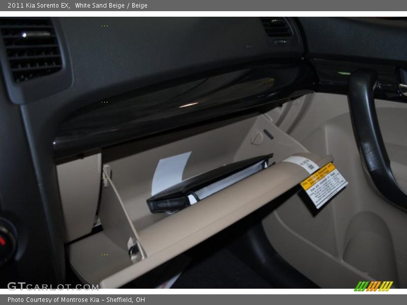 White Sand Beige / Beige 2011 Kia Sorento EX