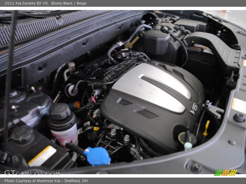 Ebony Black / Beige 2011 Kia Sorento EX V6