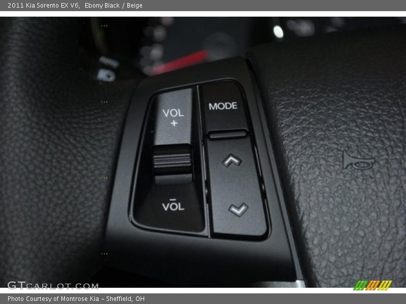 Ebony Black / Beige 2011 Kia Sorento EX V6