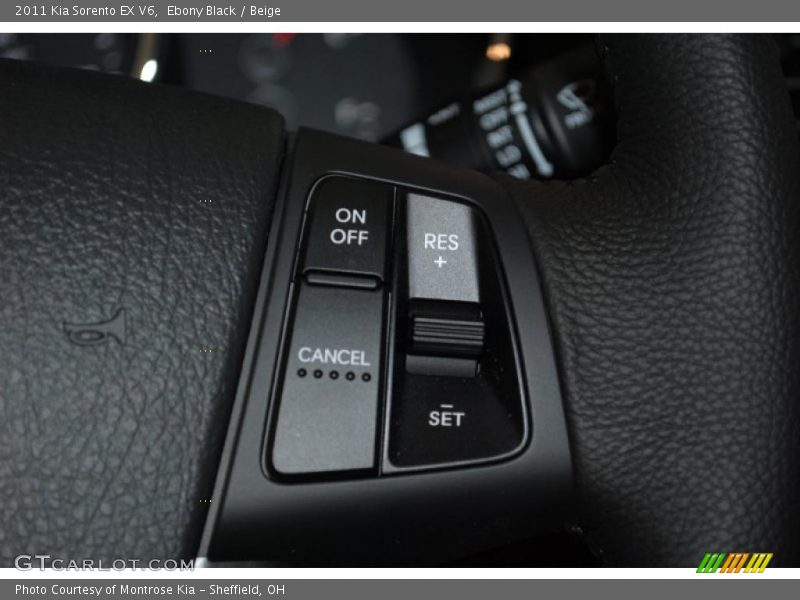 Ebony Black / Beige 2011 Kia Sorento EX V6