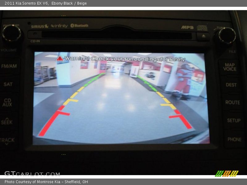 Ebony Black / Beige 2011 Kia Sorento EX V6