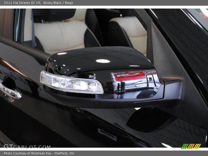 Ebony Black / Beige 2011 Kia Sorento EX V6