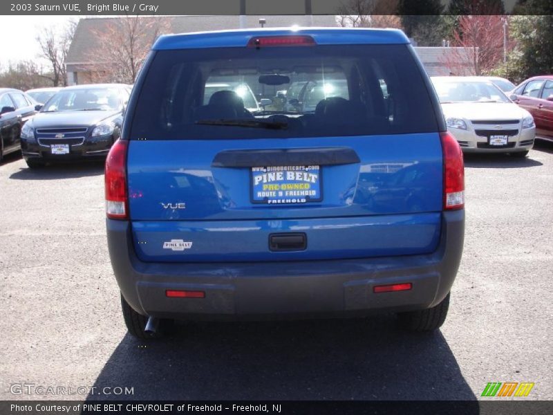 Bright Blue / Gray 2003 Saturn VUE