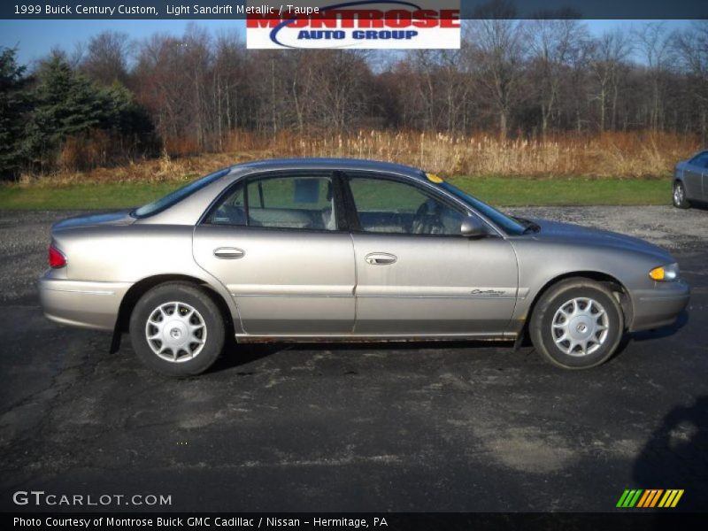 Light Sandrift Metallic / Taupe 1999 Buick Century Custom