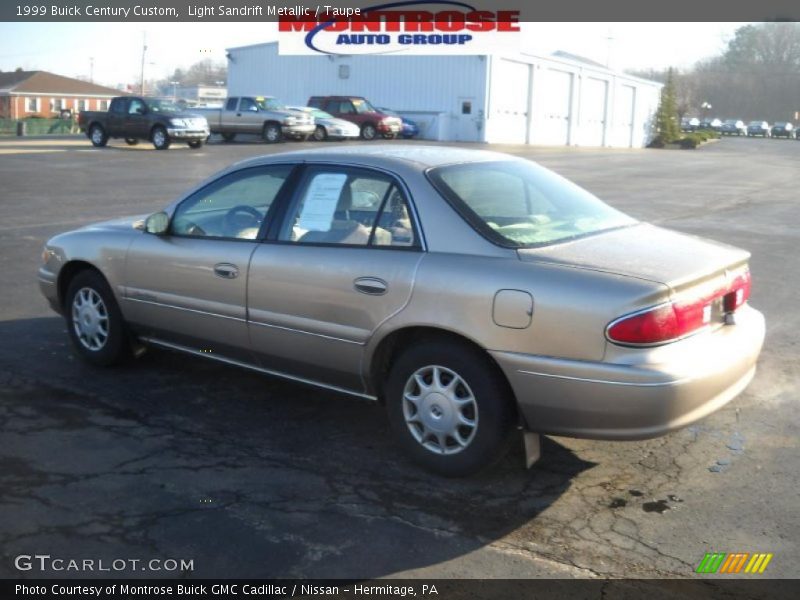 Light Sandrift Metallic / Taupe 1999 Buick Century Custom