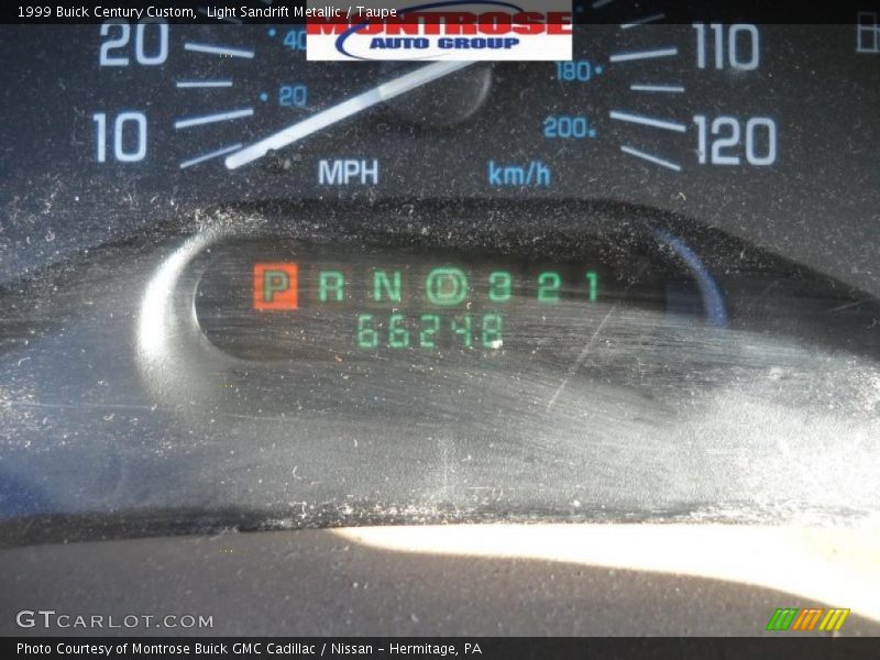 Light Sandrift Metallic / Taupe 1999 Buick Century Custom