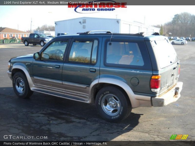 Medium Willow Green Metallic / Beige 1996 Ford Explorer XLT 4x4