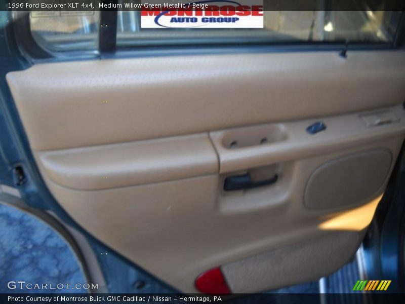 Medium Willow Green Metallic / Beige 1996 Ford Explorer XLT 4x4