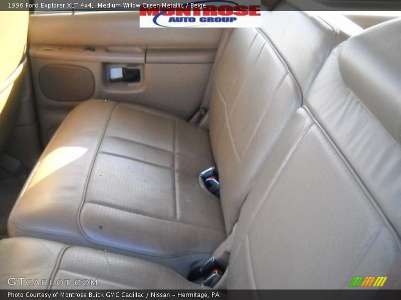 Medium Willow Green Metallic / Beige 1996 Ford Explorer XLT 4x4