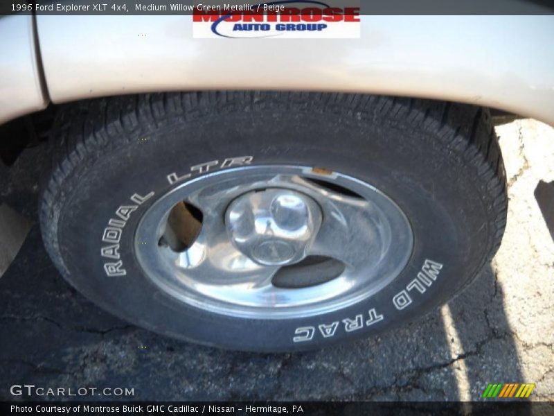 Medium Willow Green Metallic / Beige 1996 Ford Explorer XLT 4x4