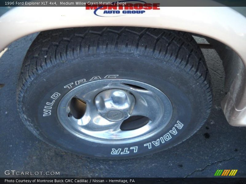 Medium Willow Green Metallic / Beige 1996 Ford Explorer XLT 4x4