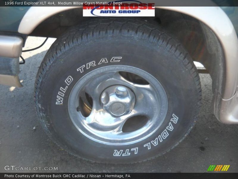 Medium Willow Green Metallic / Beige 1996 Ford Explorer XLT 4x4
