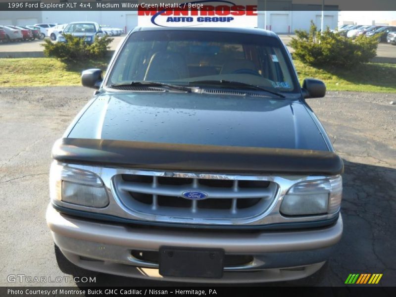 Medium Willow Green Metallic / Beige 1996 Ford Explorer XLT 4x4