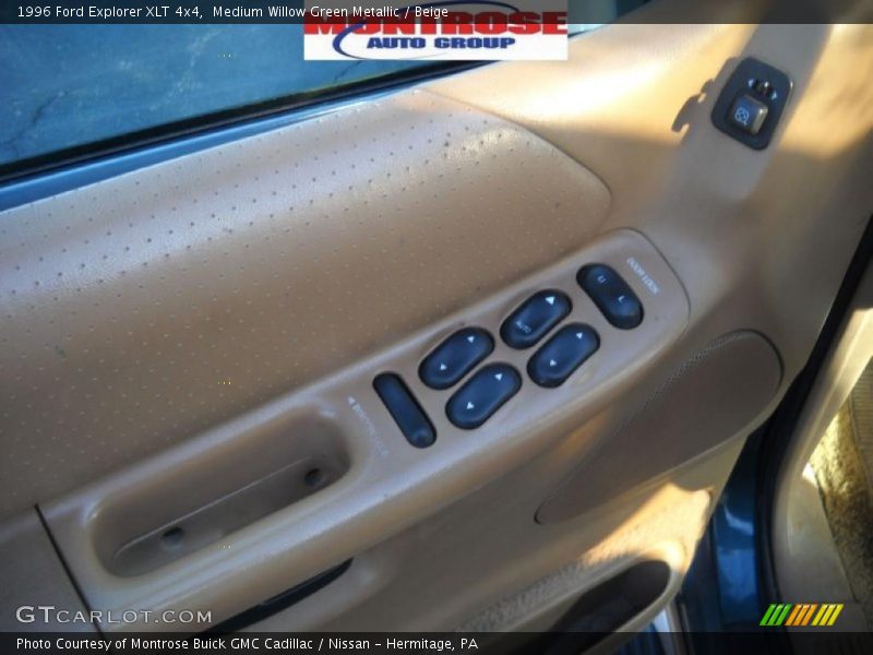 Medium Willow Green Metallic / Beige 1996 Ford Explorer XLT 4x4