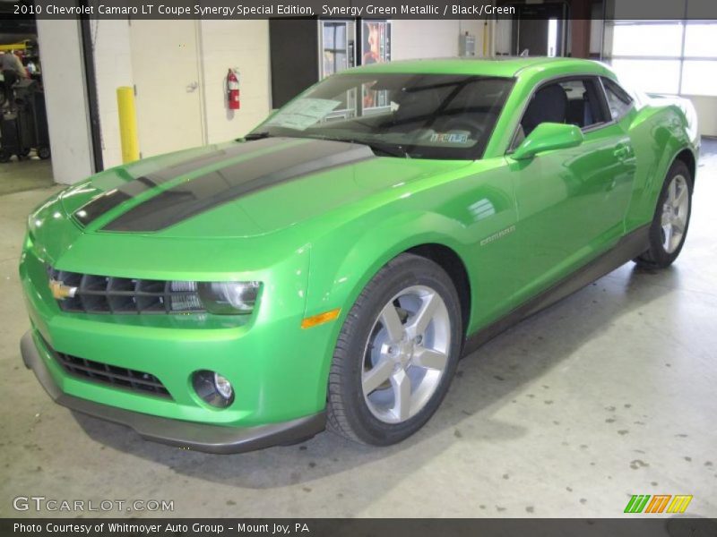 Synergy Green Metallic / Black/Green 2010 Chevrolet Camaro LT Coupe Synergy Special Edition