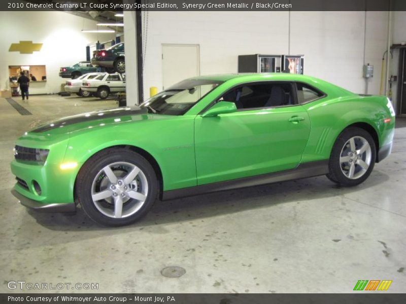 Synergy Green Metallic / Black/Green 2010 Chevrolet Camaro LT Coupe Synergy Special Edition