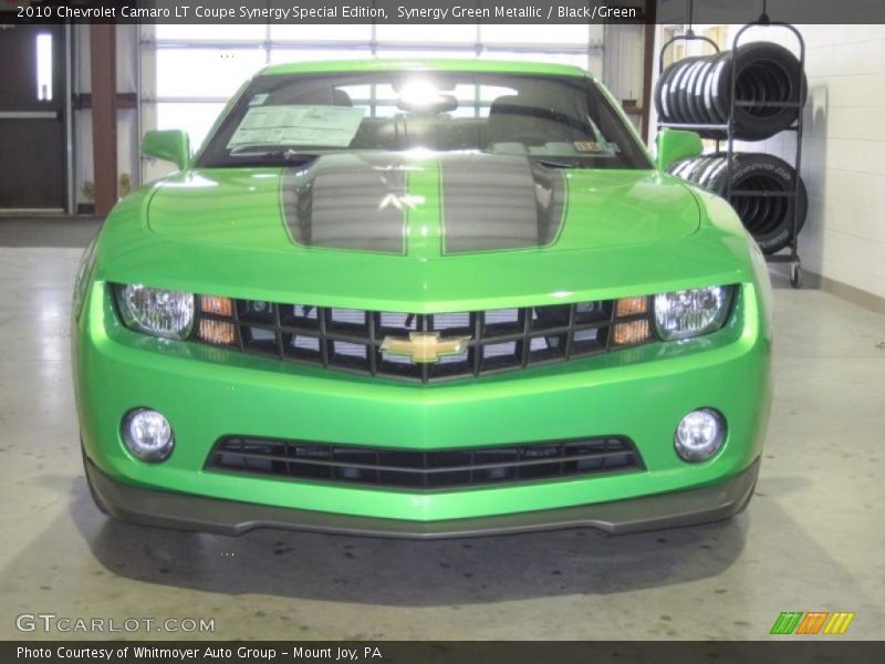 Synergy Green Metallic / Black/Green 2010 Chevrolet Camaro LT Coupe Synergy Special Edition