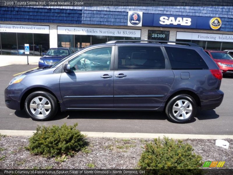 Slate Metallic / Stone 2008 Toyota Sienna XLE