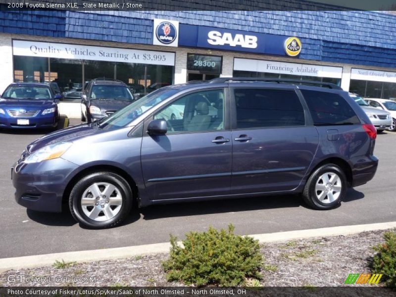 Slate Metallic / Stone 2008 Toyota Sienna XLE
