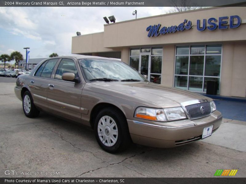 Arizona Beige Metallic / Medium Parchment 2004 Mercury Grand Marquis GS