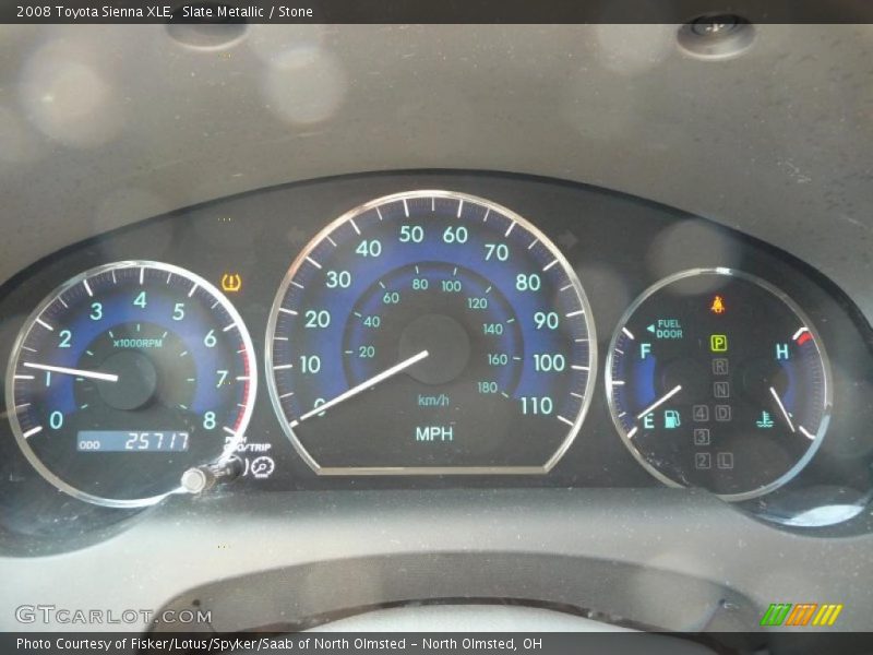 Slate Metallic / Stone 2008 Toyota Sienna XLE