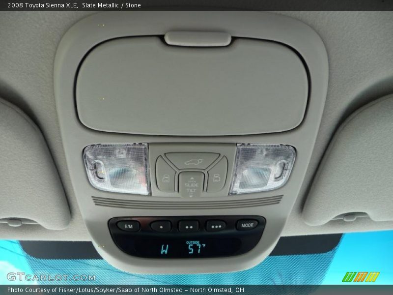 Slate Metallic / Stone 2008 Toyota Sienna XLE