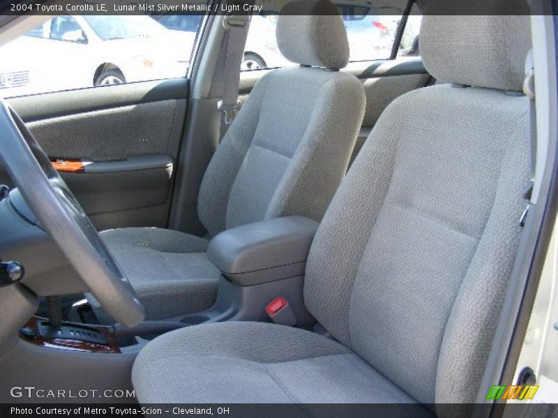 Lunar Mist Silver Metallic / Light Gray 2004 Toyota Corolla LE