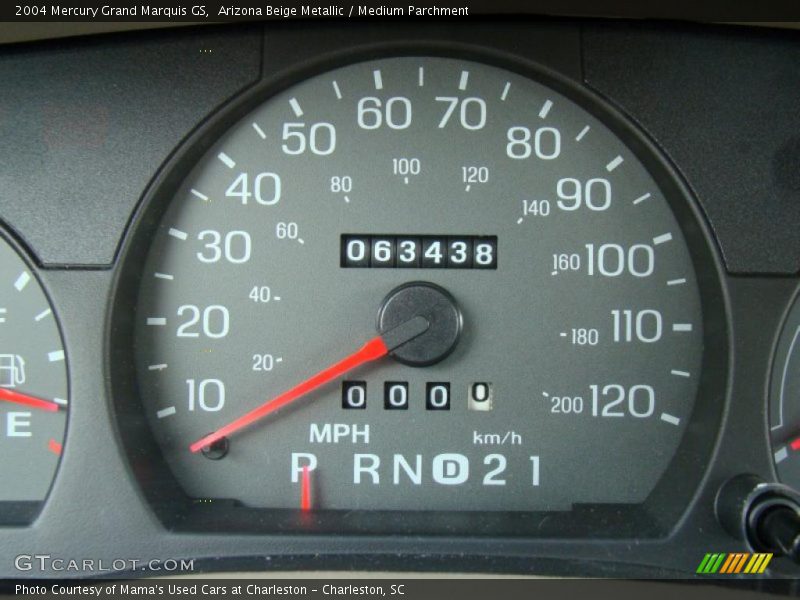 Arizona Beige Metallic / Medium Parchment 2004 Mercury Grand Marquis GS