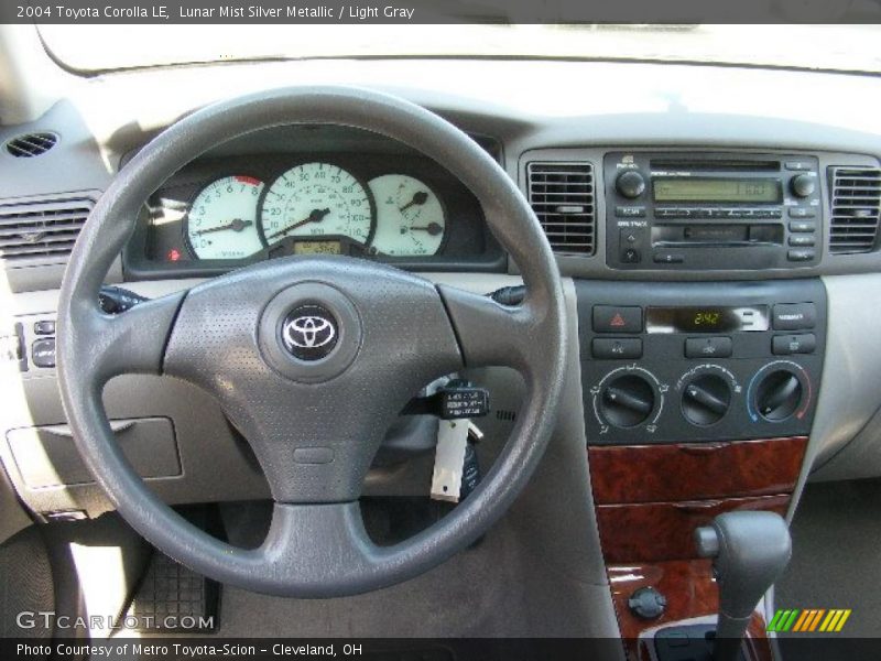 Lunar Mist Silver Metallic / Light Gray 2004 Toyota Corolla LE