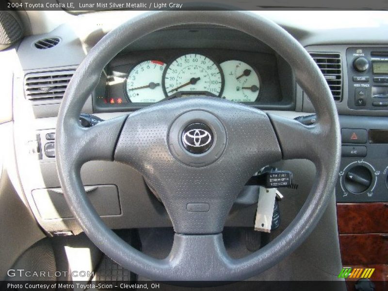 Lunar Mist Silver Metallic / Light Gray 2004 Toyota Corolla LE