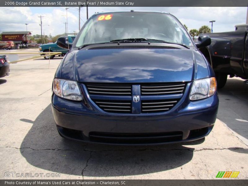 Butane Blue Pearl / Medium Slate Gray 2006 Dodge Grand Caravan SE