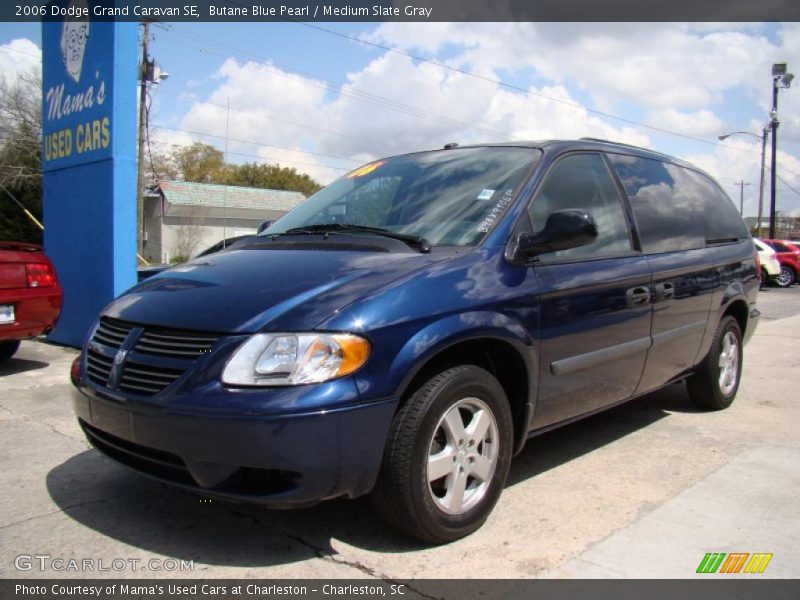 Butane Blue Pearl / Medium Slate Gray 2006 Dodge Grand Caravan SE