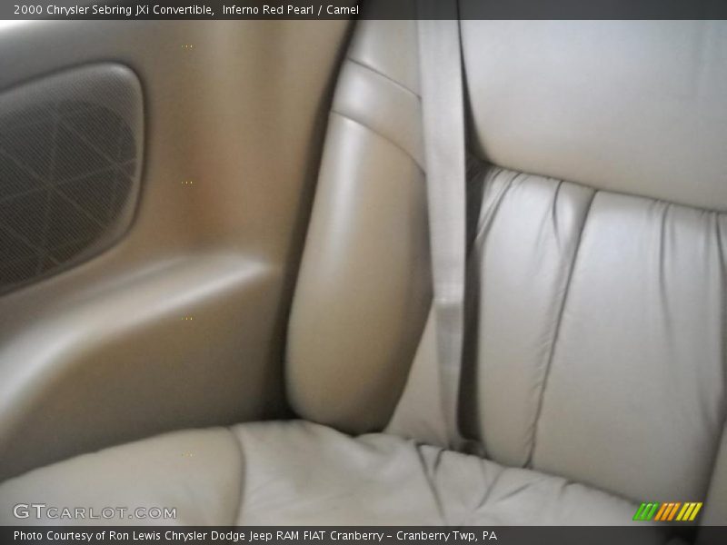 Inferno Red Pearl / Camel 2000 Chrysler Sebring JXi Convertible