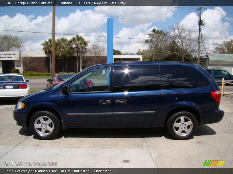 Butane Blue Pearl / Medium Slate Gray 2006 Dodge Grand Caravan SE