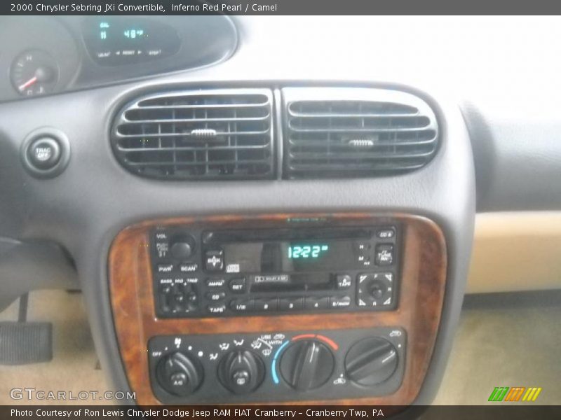 Inferno Red Pearl / Camel 2000 Chrysler Sebring JXi Convertible
