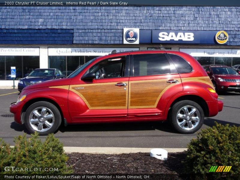 Inferno Red Pearl / Dark Slate Gray 2003 Chrysler PT Cruiser Limited