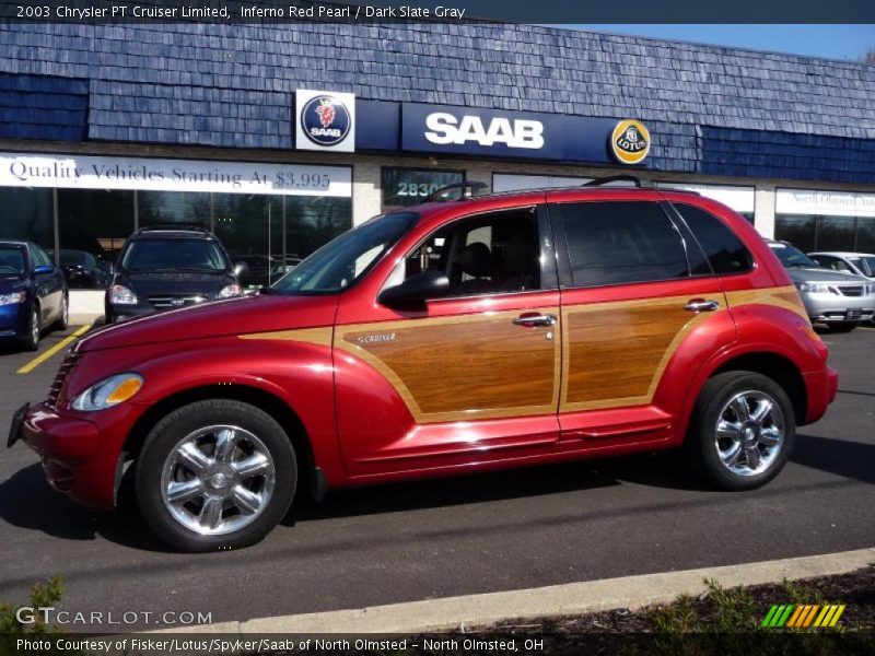 Inferno Red Pearl / Dark Slate Gray 2003 Chrysler PT Cruiser Limited