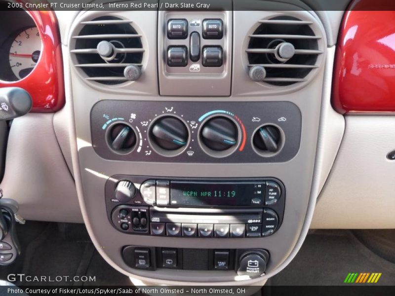 Inferno Red Pearl / Dark Slate Gray 2003 Chrysler PT Cruiser Limited