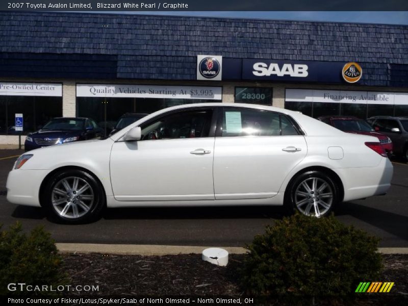 Blizzard White Pearl / Graphite 2007 Toyota Avalon Limited