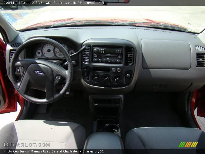 Redfire Metallic / Medium/Dark Flint 2004 Ford Escape XLS V6 4WD