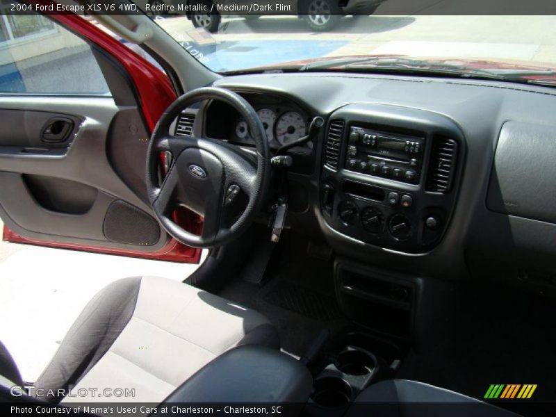 Redfire Metallic / Medium/Dark Flint 2004 Ford Escape XLS V6 4WD