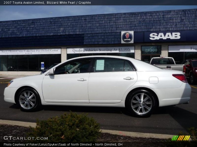 Blizzard White Pearl / Graphite 2007 Toyota Avalon Limited