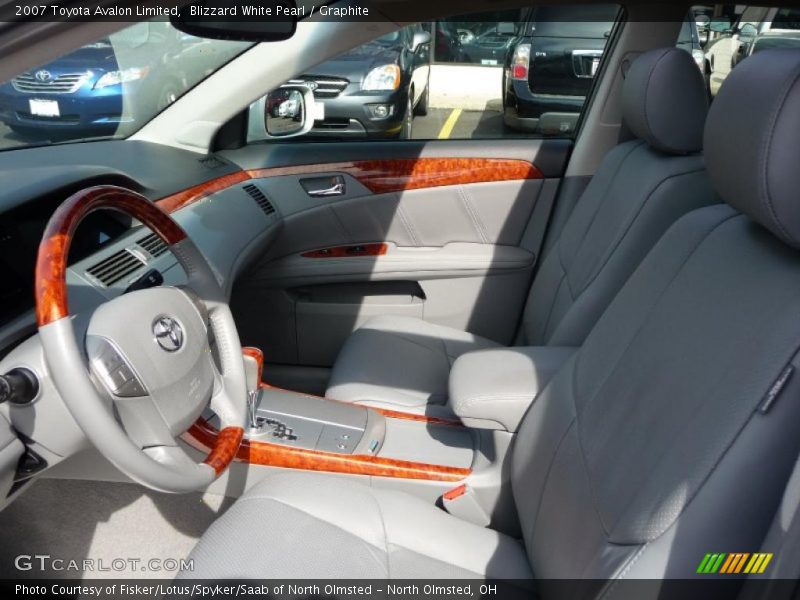Blizzard White Pearl / Graphite 2007 Toyota Avalon Limited
