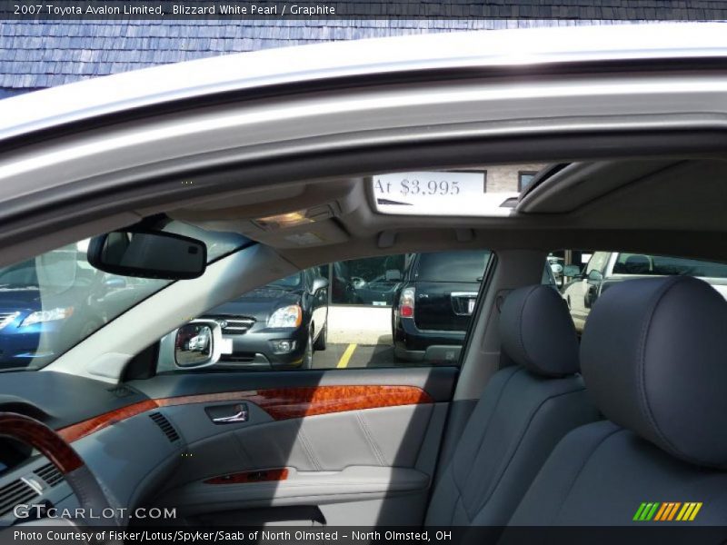Blizzard White Pearl / Graphite 2007 Toyota Avalon Limited
