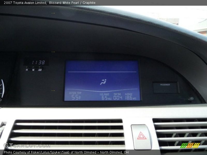 Blizzard White Pearl / Graphite 2007 Toyota Avalon Limited