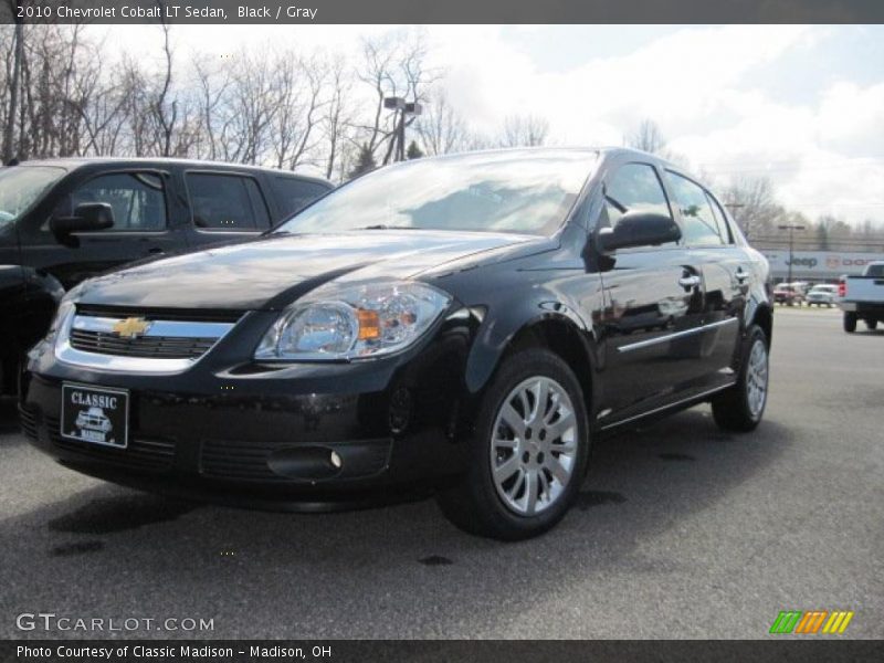Black / Gray 2010 Chevrolet Cobalt LT Sedan