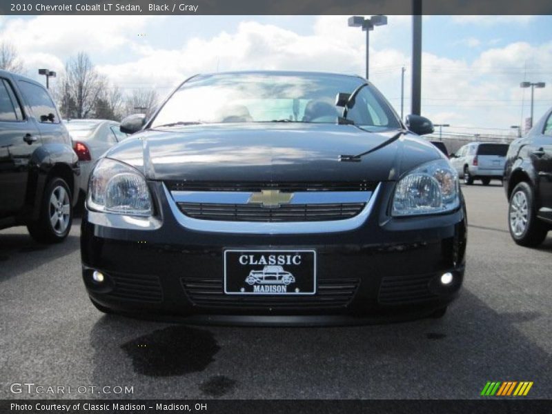 Black / Gray 2010 Chevrolet Cobalt LT Sedan