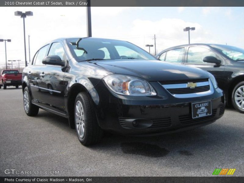 Black / Gray 2010 Chevrolet Cobalt LT Sedan