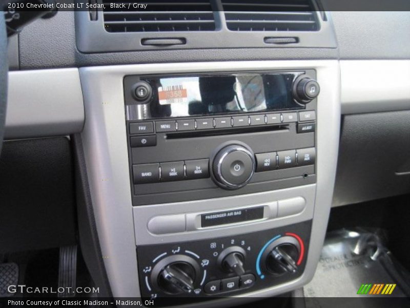 Black / Gray 2010 Chevrolet Cobalt LT Sedan
